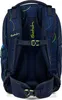The back view of a blue and green patterned backpack. Anteprima dell’immagine prodotto