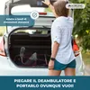 Rollator Mobiclinic, pieghevole e leggero, Prado, Anteprima dell’immagine prodotto 4