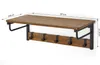 Mondeer Wandregal mit 5 Haken Wandgarderobe Flurgarderobe Produktbild-Vorschau 6