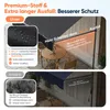 Klemmmarkise Markise für balkon mit Kurbel Sonnenschutz Produktbild-Vorschau 4