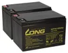 Batterie WP15-12NSE 24V 15Ah (2x12V 15Ah) pour scooter Voir les images du produit 1