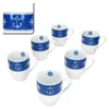 Ahoy 6x hrnek na kávu 280ml 6 osob námořnické nádobí šálek Náhled obrázku produktu 2