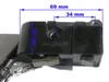 Close-up side view of a black ignition coil with measurement annotations. Náhľad obrázku produktu