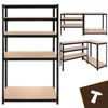 Scaffale metallico con 5 ripiani, dimensioni 180 x 90 x 40 Anteprima dell’immagine prodotto 3