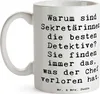 Mr. & Mrs. Panda Henkelpott Spruch Sekretärin Detektiv - Produktbild-Vorschau 3