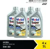 Four bottles of Mobil Super 3000 XE 5W-30 engine oil are arranged in a group. Produktbild-Vorschau