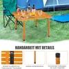 COSTWAY Campingtisch mit Tragetasche, aufrollbarer Produktbild-Vorschau 5