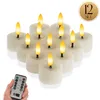 Meisterhome® LED Teelichter 12er-Set – Flammenlose Kerzen Produktbild-Vorschau 1