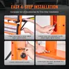 A collage of four images showing the steps for installing an infrared curing lamp. Podgląd zdjęcia produktu