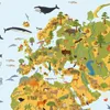 Kinder Lernposter Weltkarte Tiere geografisch - DIN A1 - Produktbild-Vorschau 2