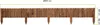 A wooden garden border fence with stakes. Voir les images du produit
