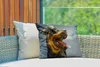 MuchoWow® Outdoor Kissen - Rottweiler mit Zunge aus dem Produktbild-Vorschau 3