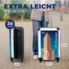 MuchoWow® Koffer Handgepäck Trolley Rollkoffer Kleine Produktbild-Vorschau 5
