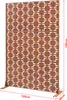 A wooden room divider with a geometric pattern, shown standing upright. Náhled obrázku produktu