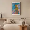 Posterpapier Poster - Exotic Leopard - colorful portrait of Produktbild-Vorschau 2
