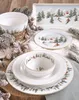Speiseteller CHALET Winterhütte D. 27cm Porzellan Easy Life Produktbild-Vorschau 2