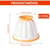 8 * Puddingformen, wiederverwendbare italienische Produktbild-Vorschau 2
