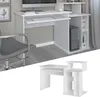 Scrivania con ripiani Vicco Jan Bianco 130 x 55 cm, Model Anteprima dell’immagine prodotto 2