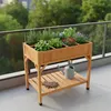 Jardinière surélevée Relaxdays, 8 compartiments, tablette, Voir les images du produit 2