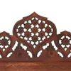 Parawan 5-Panelowy, Rzeźbiony, Brąz, 200X165 Cm, Drewno Podgląd zdjęcia produktu 1