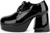 Plateauschuhe Herren schwarz Schuhgröße: 48-49 Produktbild-Vorschau 1
