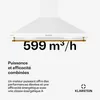 Klarstein Hotte Aspirante 90 cm, Hotte Aspirante Voir les images du produit 4