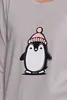 Zweiteiliger Damen Schlafanzug Mit Pinguin Niedlich Bequem Produktbild-Vorschau 6