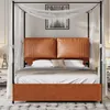 Letto a baldacchino AIORBER 140x200cm con testata in Finto Anteprima dell’immagine prodotto 6