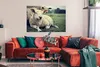MuchoWow® Poster Schaf - Lamm - Gras 120x90 cm - Wandbild Produktbild-Vorschau 2