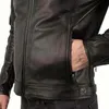 Oxford Walton 2.0 Lederjacke, schwarz, Gr. L Herren Produktbild-Vorschau 4