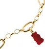 Thomas Sabo Charm orso d'oro ciondolo in rosso Connect Anteprima dell’immagine prodotto 2