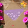 Mr. & Mrs. Panda Grußkarte Spruch Papa Meister - Produktbild-Vorschau 3