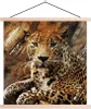 MuchoWow® Textilposter Leopard - Tiere - Wild 120x120 cm Produktbild-Vorschau 1