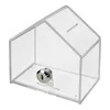 Spendenbox Haus Acryl, 13,8 x 9 x 12,5 cm, HMF 46911 Produktbild-Vorschau 2