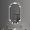 Specchio Led Rea Ovl 50X100cm Black Anteprima dell’immagine prodotto 2