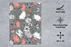 MuchoWow® Mauspad Mousepad Mohn - Skizze - Vintage 30x40 cm Produktbild-Vorschau 3