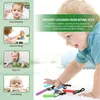 Silikon-Beißring für Kinder, Kauanhänger, sechseckiger Produktbild-Vorschau 5