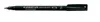 A black Staedtler Lumocolor permanent marker is shown against a white background. Produktbild-Vorschau