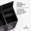 Klarstein kuchynský odpadkový kôš 60 l (2x30 l), separácia Náhľad obrázku produktu 4