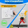 Bettizia 10M 720 LED Eisregen Eiszapfen Lichterkette mit 8 Produktbild-Vorschau 3