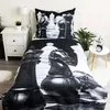 Pościel szachy 3D 140x200/ 70x90cm bawełna Podgląd zdjęcia produktu 2