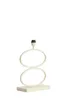 Light & Living - Lampensockel STELIUS - 33x17x42cm - Weiß Produktbild-Vorschau 2