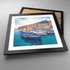Gerahmtes Poster - Schwarzer Rahmen - Porto Boote die Produktbild-Vorschau 3