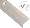 Schlichtes Treppenkantenprofile L-Form 15 Stk. Aluminium Produktbild-Vorschau 3