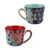 Gall&Zick große Kaffeetasse, handbemalt, Blumenmuster, ca. Produktbild-Vorschau 3