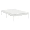 vidaXL Rama łóżka metalowa biała 120x190 cm Podgląd zdjęcia produktu 10