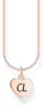 Thomas Sabo Herzkette für Damen aus rosévergoldetem 925er Produktbild-Vorschau 6