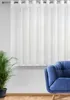 Gardine REBECCA weiß 400x150 cm Ösen Ösenvorhang Produktbild-Vorschau 2