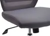 A close-up view of the seat and part of the backrest of a gray office chair. Produktbild-Vorschau