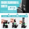 An instructional image showing the three steps to assemble a juicer. Podgląd zdjęcia produktu